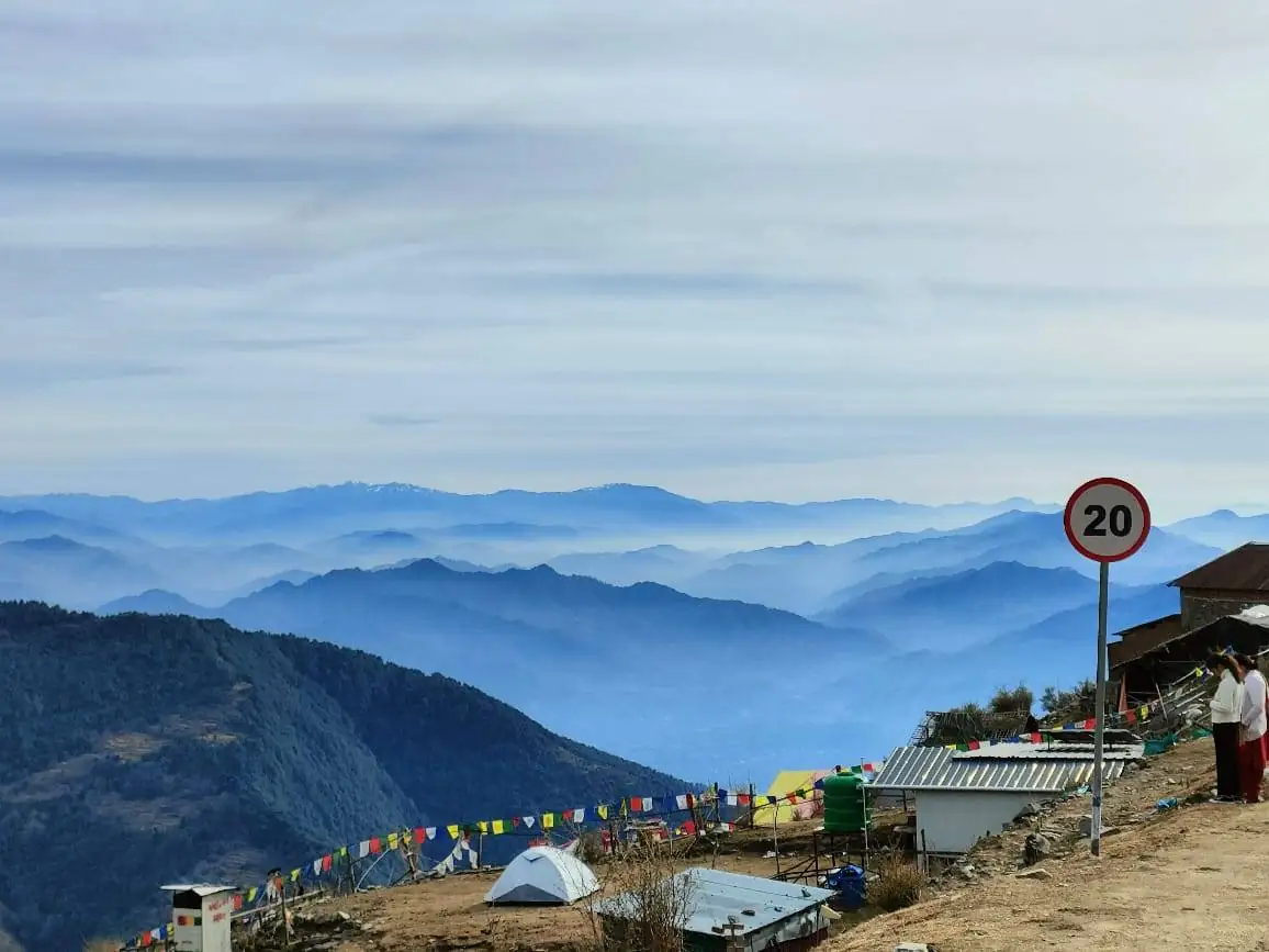 Himalayan valley near Bir Billing