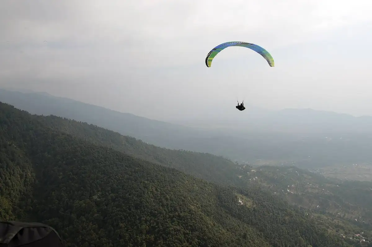 Village landscape around Bir in the Kangra region