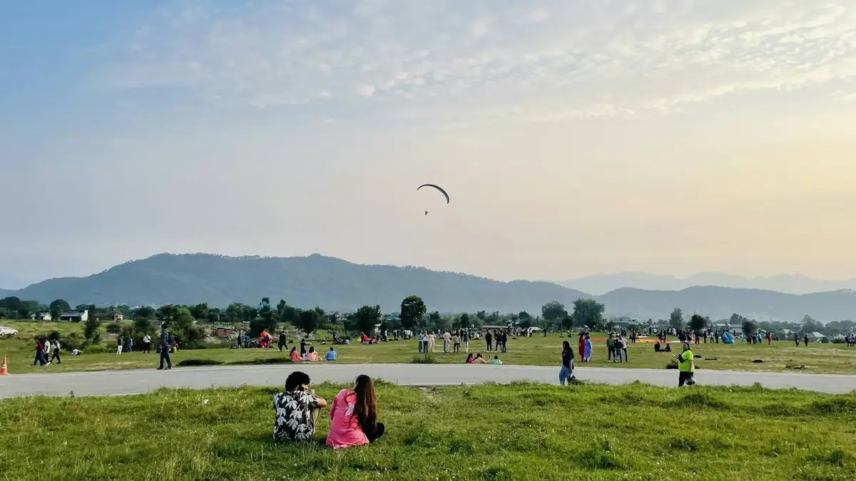 Village setting in the Kangra region
