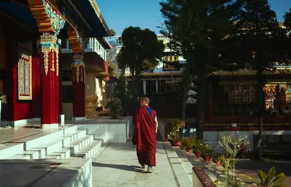 Monastery architecture near Bir Billing